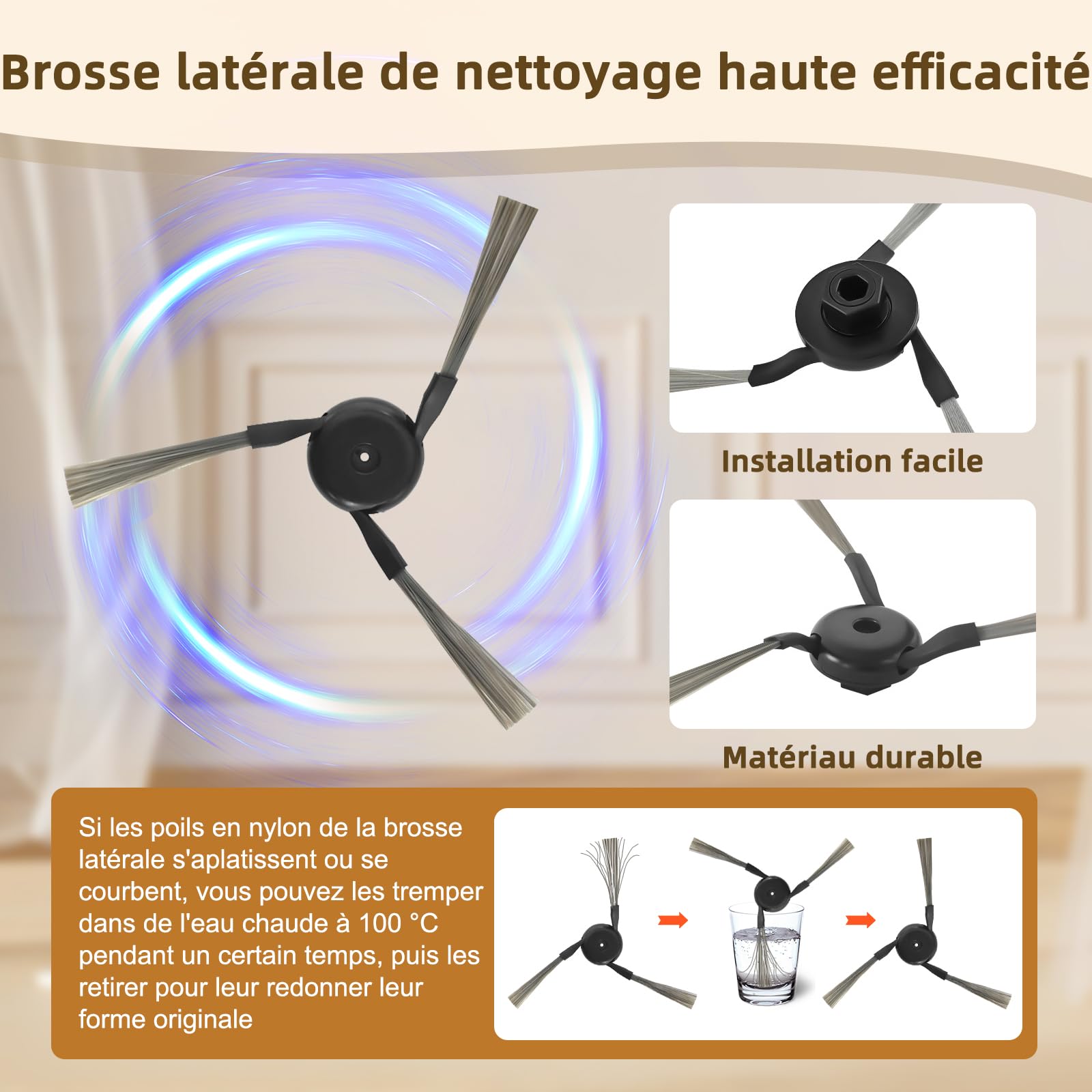 L40s L50s Pro Ultra Accessoires pour Dreame X50 Ultra Complete/L40s Pro Ultra/L50s Pro Ultra/L50 Pro Ultra/L50 Ultra/X50 Master/Mova V50 Ultra Complete 29 Pièces Sacs à Poussière Charbon Actif