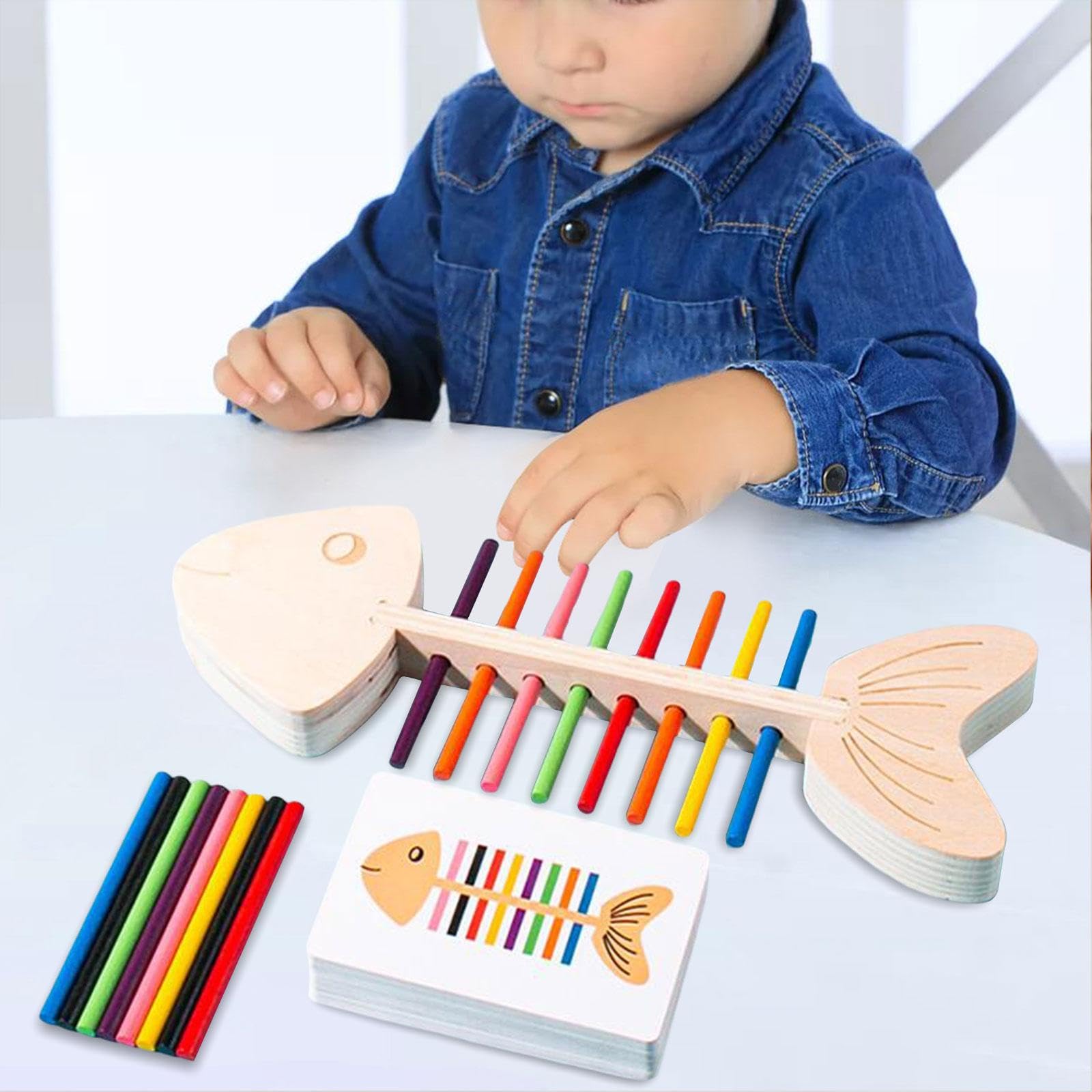 Sharplace Jouet de Coordination œil-main, apprentissage précoce, motricité Fine, jouets éducatifs, couleurs assorties pour les tout-petits, cadeaux de fête pour