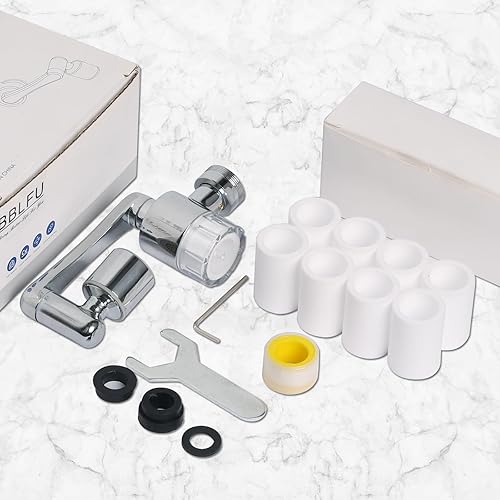 Miniatura 4 de Aireador de grifo filtrado giratorio de 1080, extensor de grifo de fregadero de baño, extensor de grifo de filtro para fregadero de baño, filtro