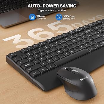 Amazon.com: PHILIPS Wireless Keyboard and Mouse Combo