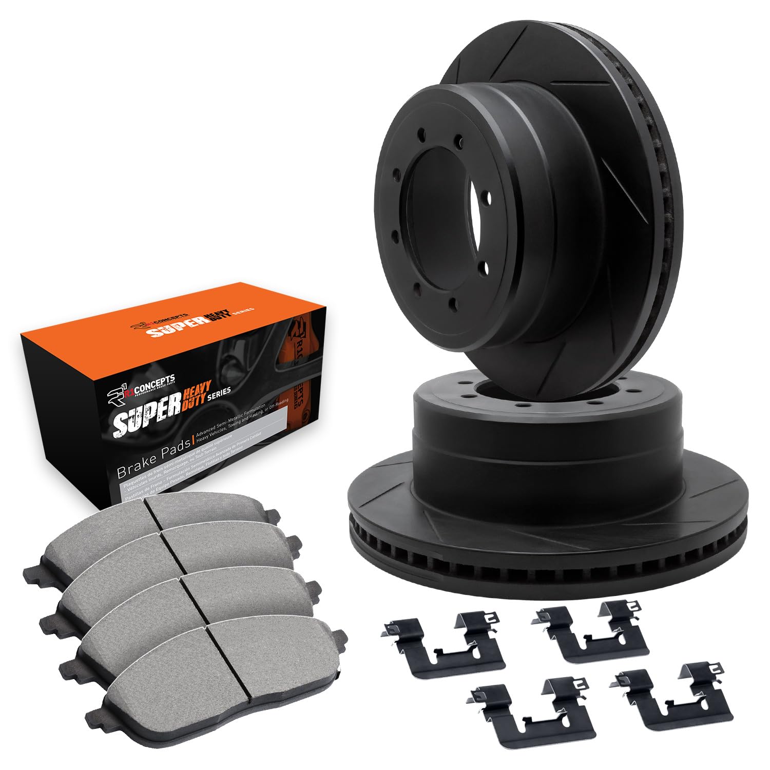 R1 Concepts Rear Brake Kit Fits 2010-2012 Ford F-250, F-350