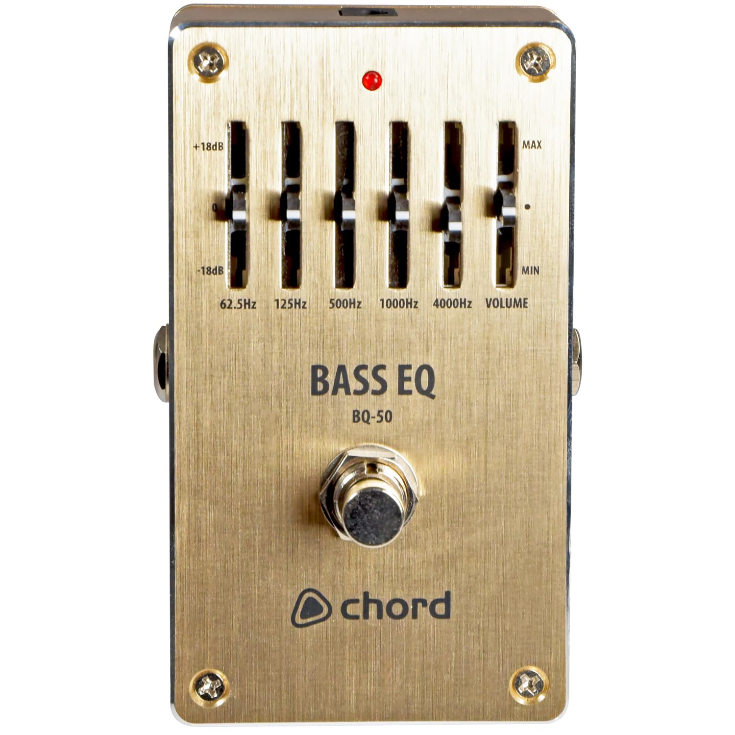 Chord Bass Guitar 5-Band Graphic Equalizer GEQ Pedal - BQ-50