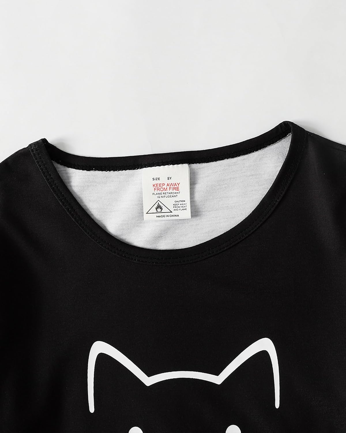 MyFav Girls Pajama Sets 3pcs Crew Neck Short Sleeve Top Shorts & Long Pants With Cute Patterns Sleepwear Nighty For Teens - Image 5