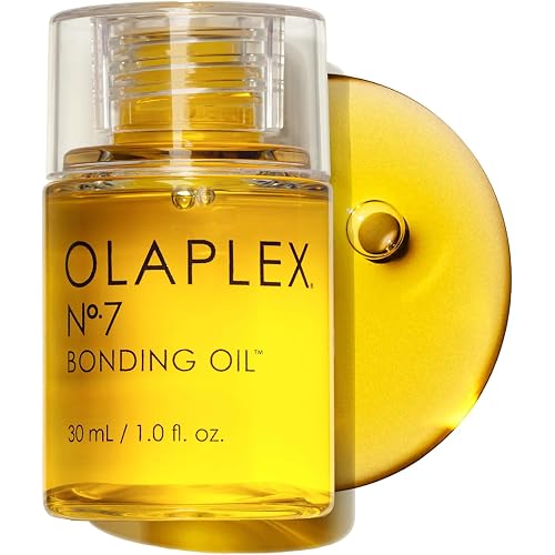 Olaplex No. 7 Bonding Oil 1 fl oz - Concentrated High Shine Heat Protectant, Frizz Control Up to 72 Hours, Smooths Softens Hair, Color Vibrancy, All Hair Types