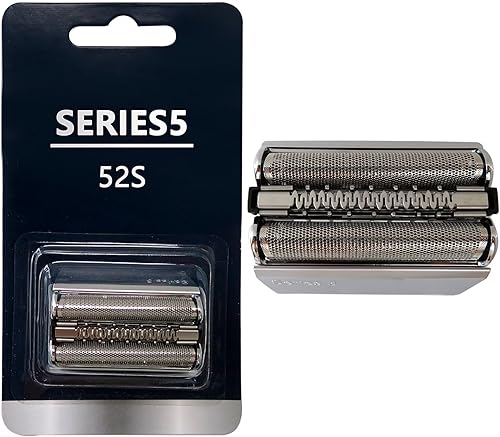 Maquinilla de afeitar eléctrica serie 5 52S para hombres, afeitadora de láminas impermeable para Braun Series 5 5050 5070 5090 5040 5020 (plateado,