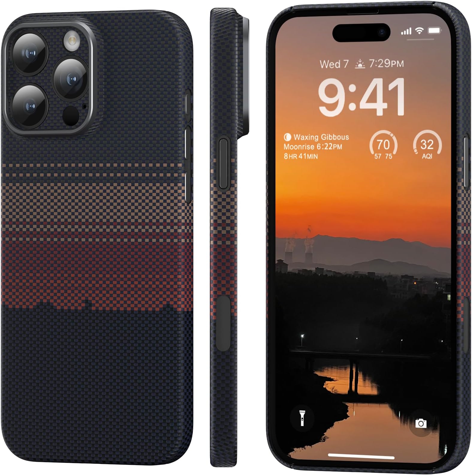 memumi Aramid Fiber for iPhone 16 Pro Max Case, [NO-case Feeling] Durable Sturdy Aramid Fiber with 0.5mm Slim Case for iPhone 16 Pro Max Thin and Minimalist Design