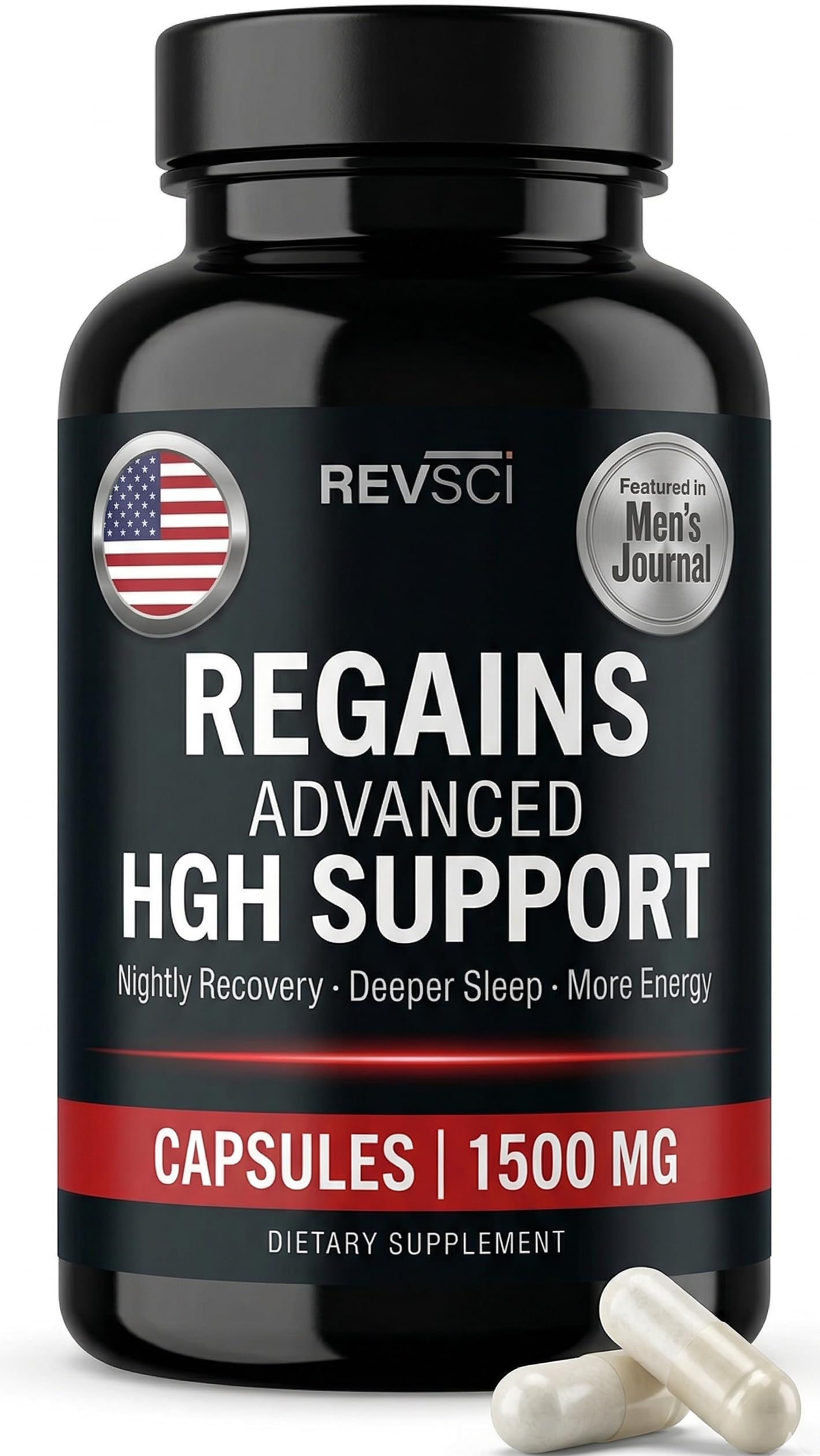 HGH Supplements for Men & Women - Regains Natural Anabolic Muscle Growth Building & Human Growth Hormone for Men, Muscle Builder for Men, Muscle Recovery Post Workout Supplement, 100 Protein Pills