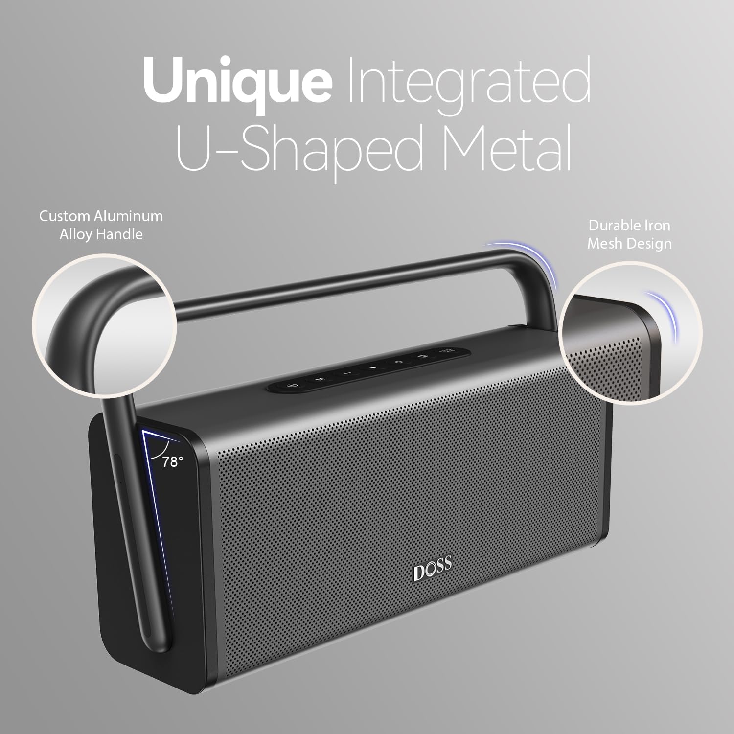 Amazon.com: DOSS SoundBox XL Pro Bluetooth Speaker with 50W