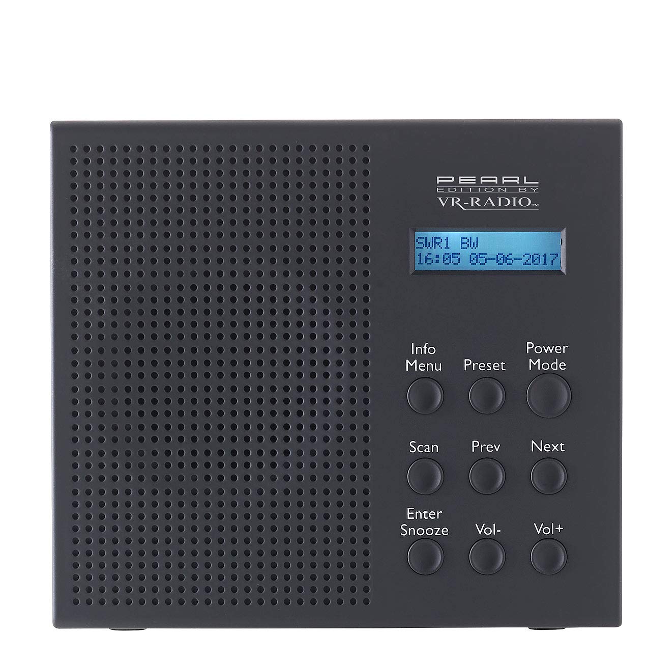 CSL DAB+ Radiowecker Mit Projektion – Dimmbare Wandprojektion, USB-Ladefunktion, 20 Senderspeicher