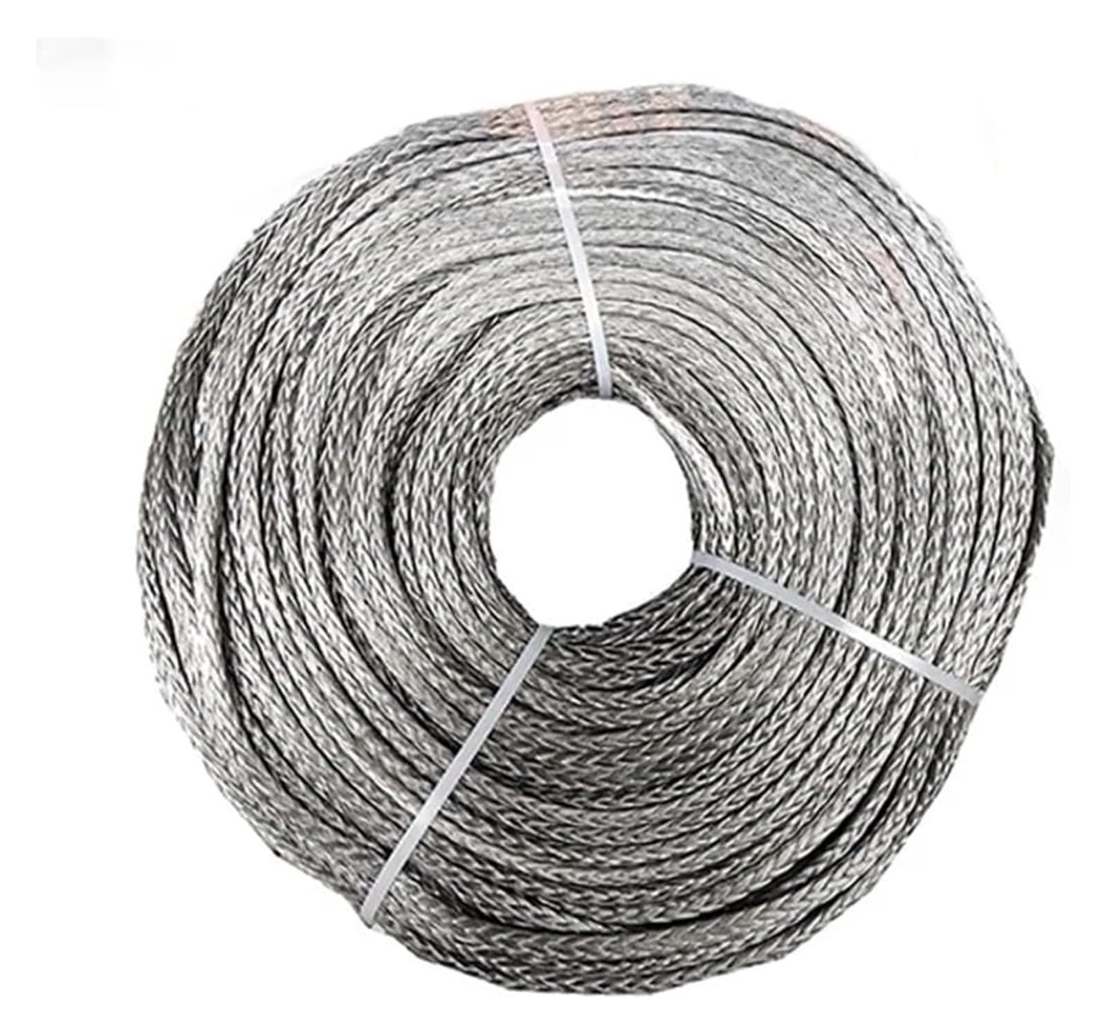 Syntetyczna lina do wyciągarki, 12-splotowa syntetyczna lina wciągarki o wymiarach 6 mm x 200 m do wielokolorowego pojazdu ATV UTV