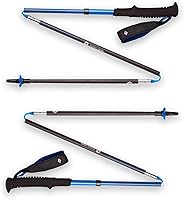 Vista 2 de BLACK DIAMOND Distance Z Trekking Poles (Pair) Ultralight Foldable Z-Pole Design Trail Running & Hiking Stability