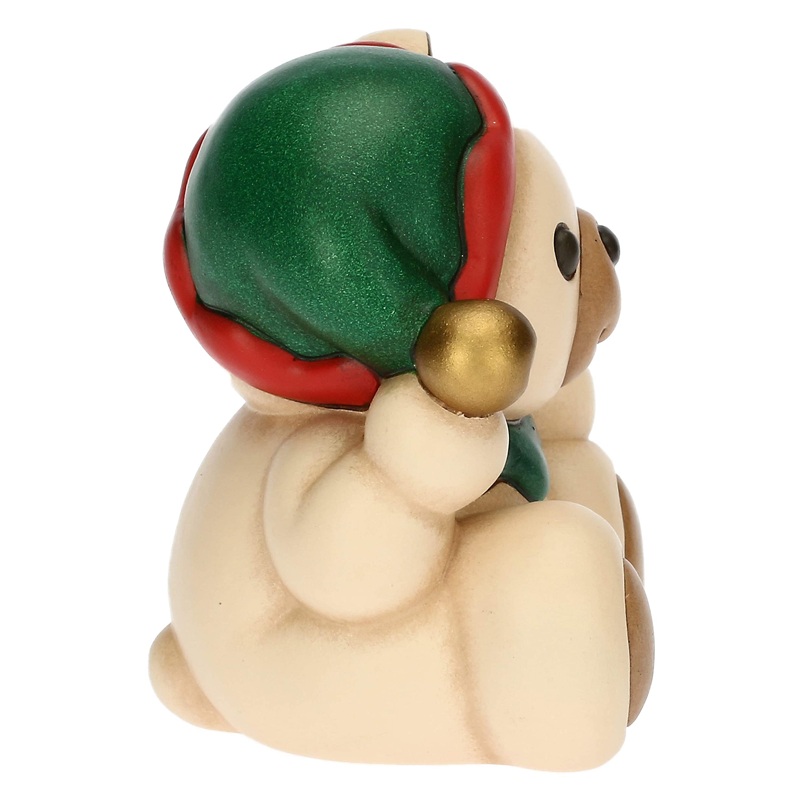 Soprammobile Natalizio Teddy Schiaccianoci In Ceramica Handmade - Regalo Natale 2022 - Foto 6