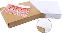Vista 35 de MFLABEL 2x4 Shipping Labels - 25 Sheets (250 Labels) for Laser & Inkjet Printers, 10-UP FBA Address Stickers, Matte White Self-Adhesive Mailing