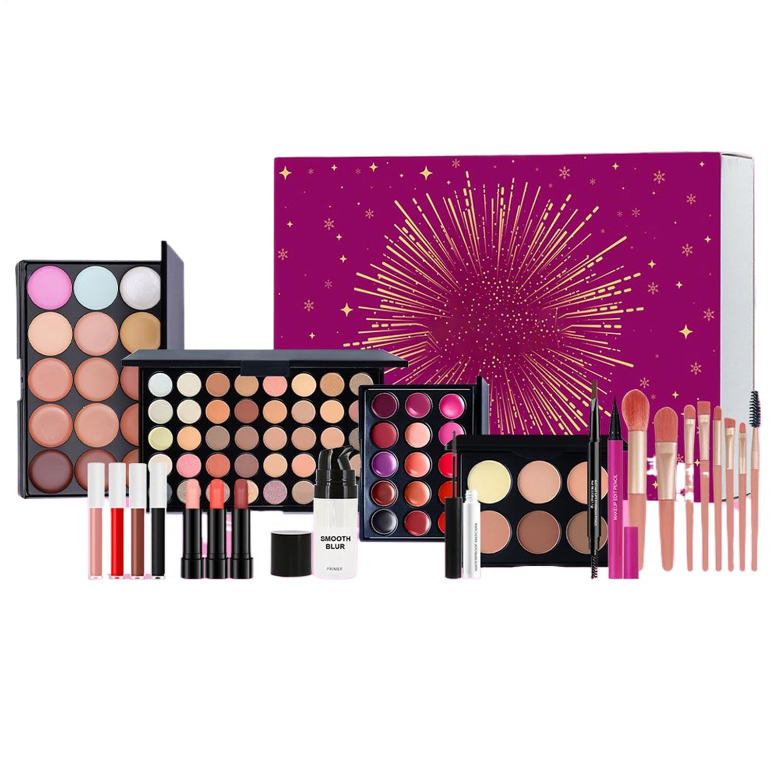 Set Di Trucco | Bellezza Palette di Ombretti Rossetto Pennello | Kit Completo Con Palette Di Ombretti - Per Ragazze Adolescenti Principianti Compleanno Natale Moglie Festa Della Mamma Casa S
