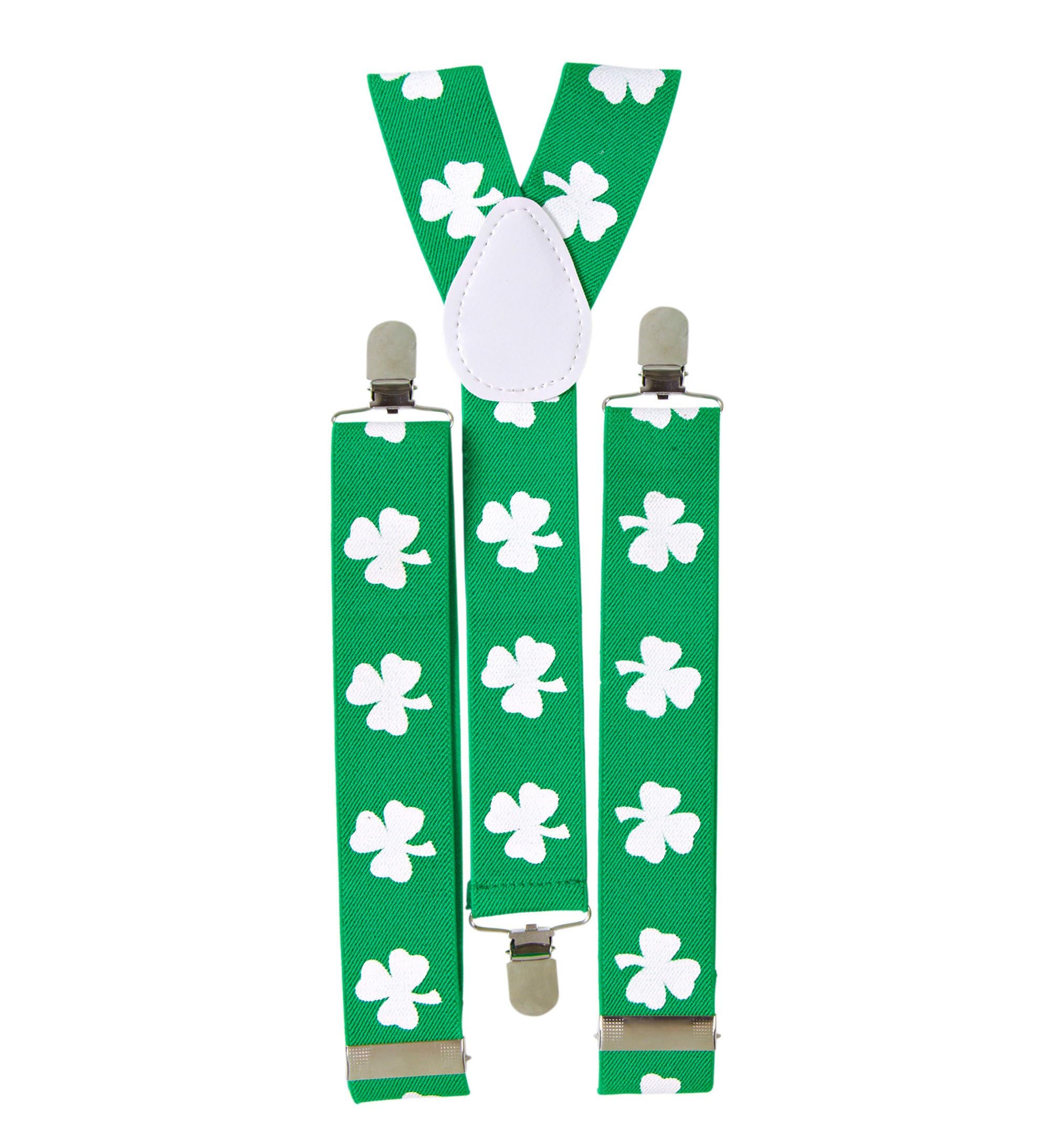 Widmann 7995 V ? Saint Patrick's Day Hosentrã ¤ ger with Clover Green