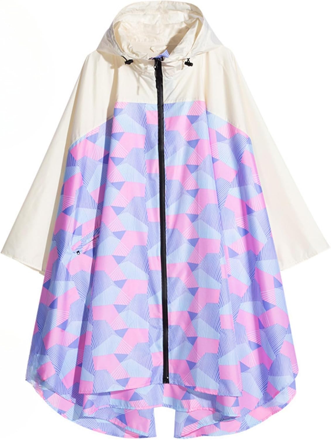 [Vlwm] マッキントッシュ レディース 自転車 レインポンチョ ロングレインコート 通学 通勤 旅行 超防水 速乾 おしゃれ か