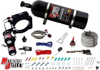 Nitrous Outlet GM 2015-2019 C7 ZO6 Corvette 83mm Hard-line Plate System - Gas/E85 (5-55psi)(50-200HP)(15lb Bottle)