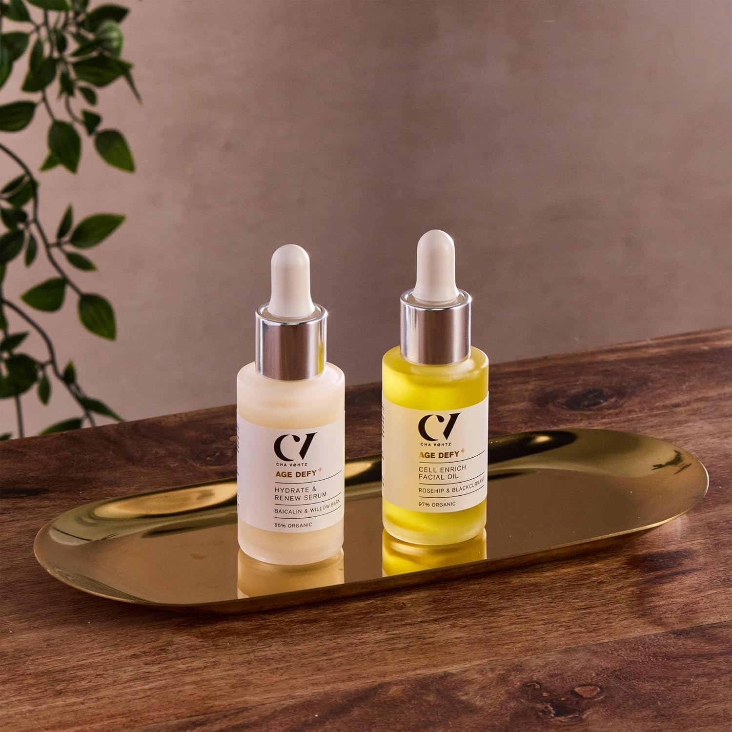 Green People Age Defy+ Sérum Hidratante y Renovador, 30ml | Adecuado para Piel Seca y Madura, Libre de Parabenos, Vegano, Sérum Facial Orgánico, Hidratante