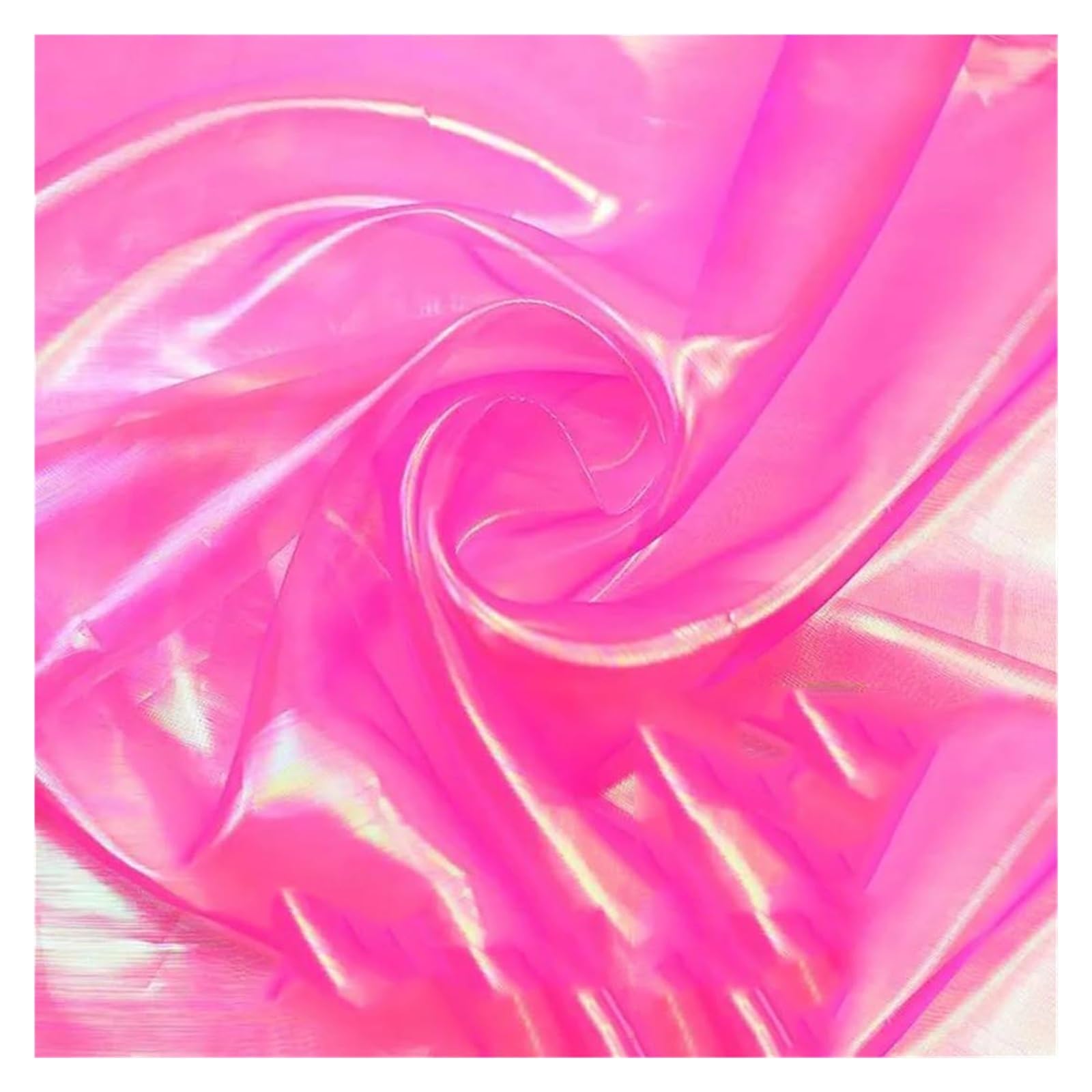 Organza Fabric， Organza Tulle Fabric Multicolor 100cmx150cm for Sewing Skirts & Costumes Decor Per Meter(Bright Pnnrk)