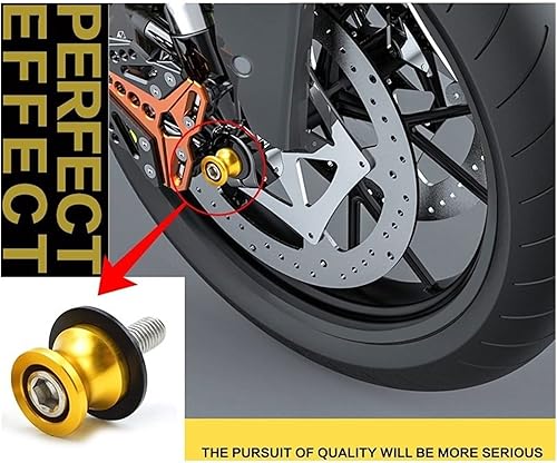 Miniatura 2 de OBONG Motorcycle 6MM Stand Screws for Yamaha MT07 MT-07 Tracer 2016-2020 Tracer CNC Aluminum Swingarm Slider Spools (Color  6MM Blue)