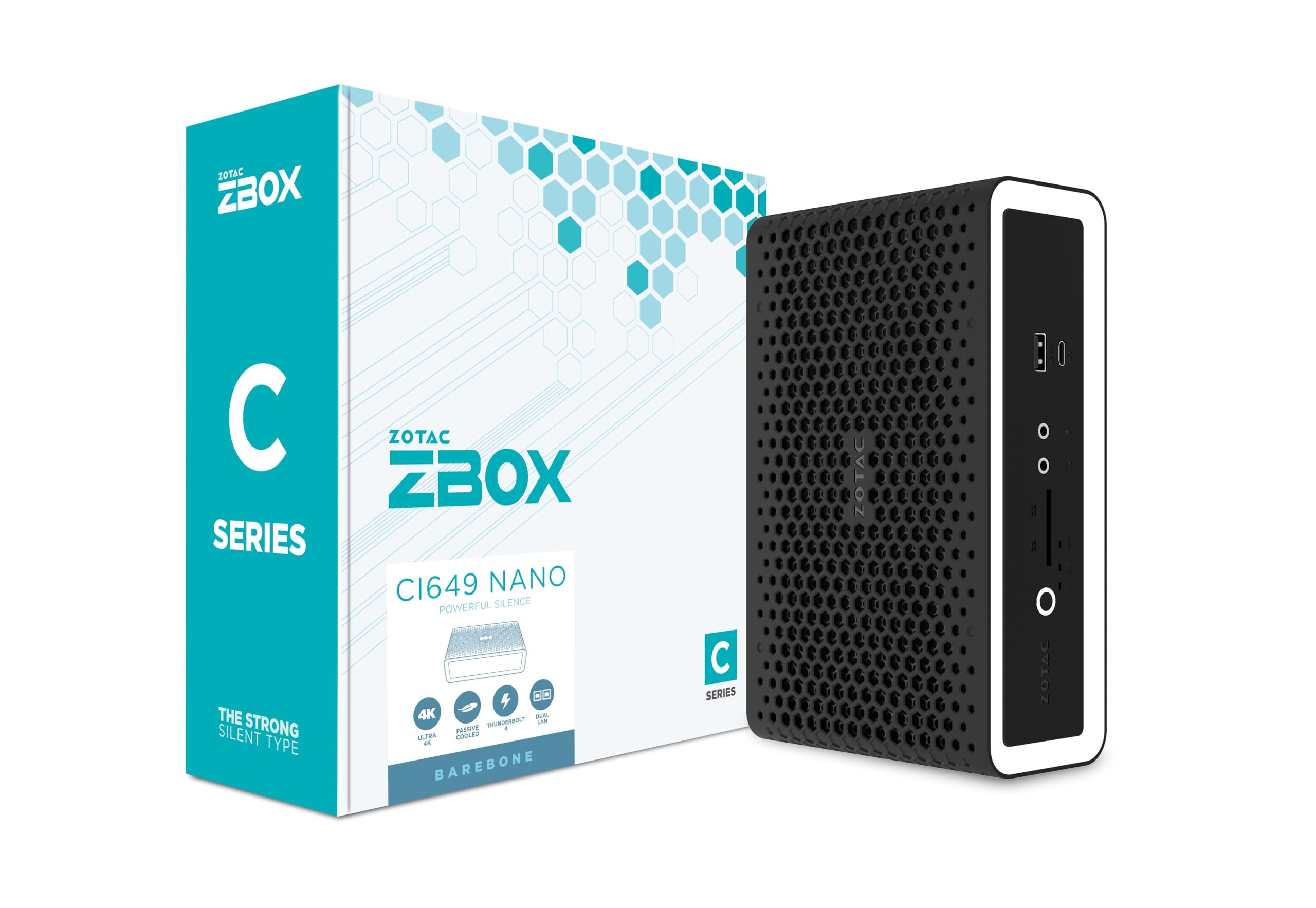 Zotac ZBOX CI649 NANO PC con dimensioni 1,8 l Nero, Bianco Intel SoC i5-1335U 1,3 GHz