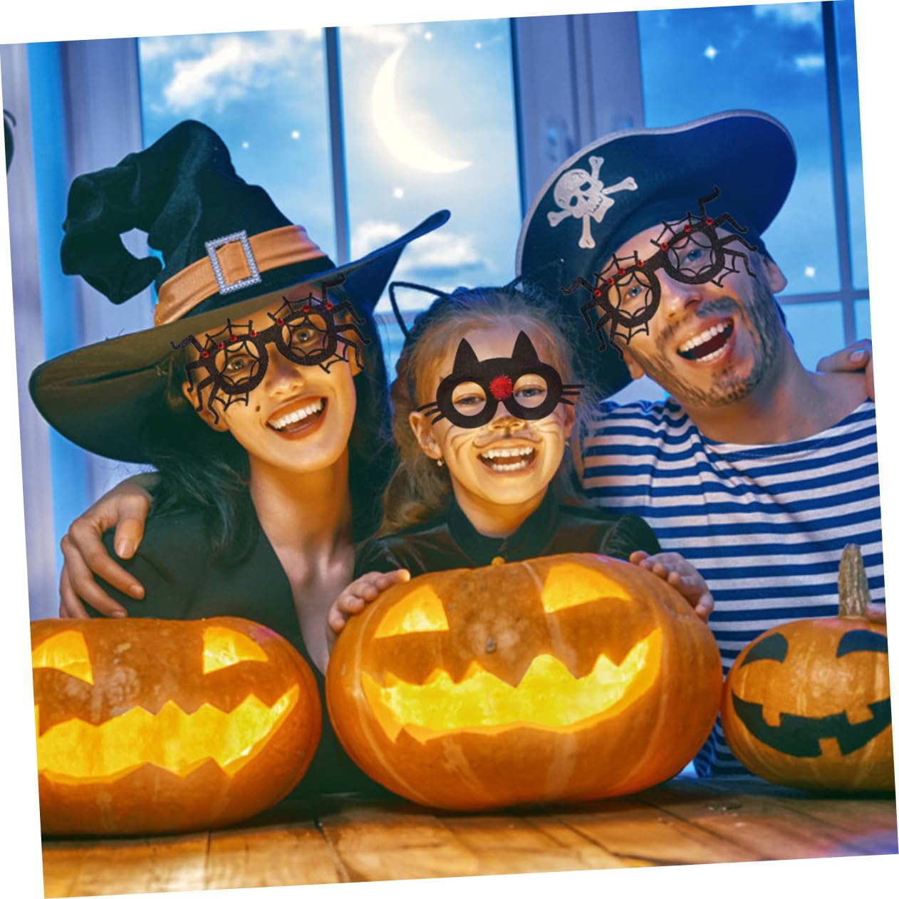 32 Piezas Gafas De Halloween Accesorios De Halloween Anteojos De La Novedad Anteojos De Fiesta Novedosos Copas De Fiesta Gafas De Globo Ocular Cristaleria Cosplay El Plastico