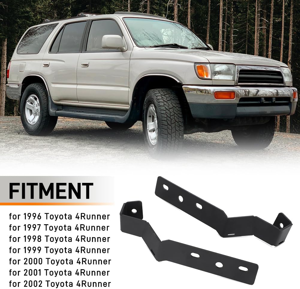 AUTOVIC Ditch Light Mounting Bracket with Bolts & Nuts for 1996-2002 Toyota 4Runner