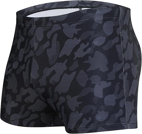 Jammers de natación para hombre, traje de baño atlético, shorts de secado rápido, trajes de baño duraderos para equipo - con cordón de competición