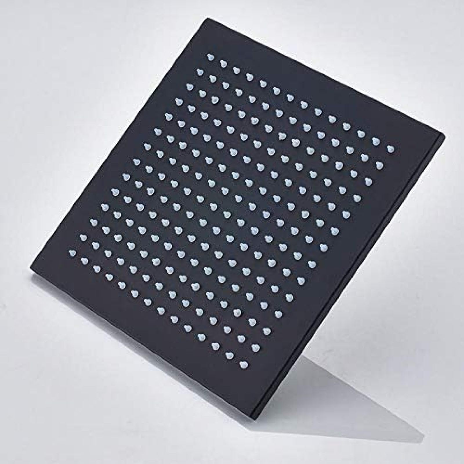 Czarny Orb Termostatyczny Zestaw Prysznicowy Z Deszczownicą Sufitową, Mosiężny Prysznic, Bateria Termostatyczna Do Wanny I Prysznica,16 Inch Set