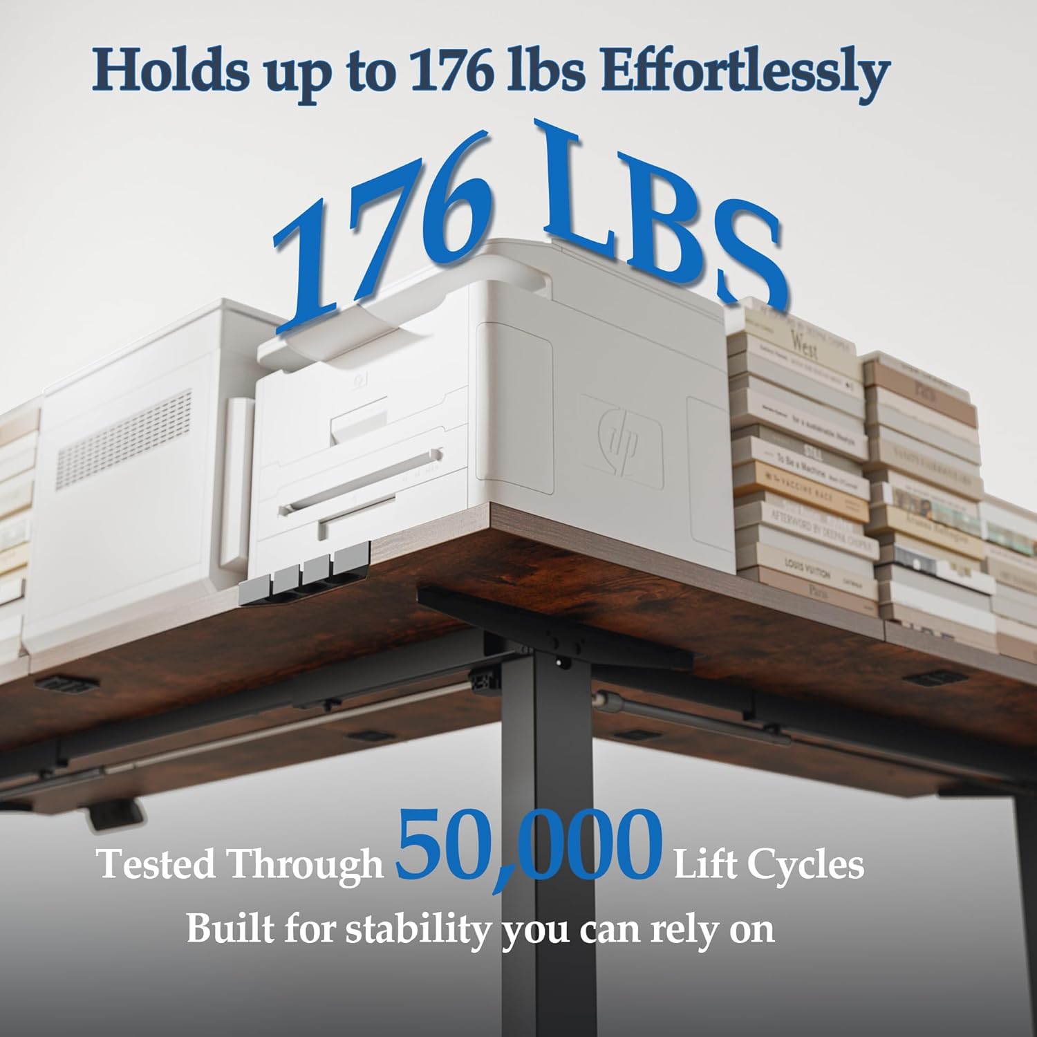 Klicelor L Shaped Standing Desk 59 x 48 Inch, Electric Height Adjustable Corner Desk for Home Office Workstation, Ergonomic Sit to Stand Computer Table with Memory Controller, Rustic Brown