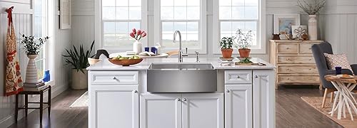 Miniatura 24 de Moen G18121 Prep - Fregadero de cocina de acero de calibre 18 para montar debajo del delantal, cuenco individual, 30 x 21 pulgadas, acero inoxidable