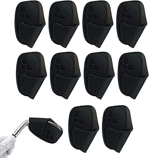 capas ferro golfe,tampas cabeça taco golfe à prova d'água 10 peças | Capa protetora capa PU para a maioria das marcas, capas ferro golfe Rock-br