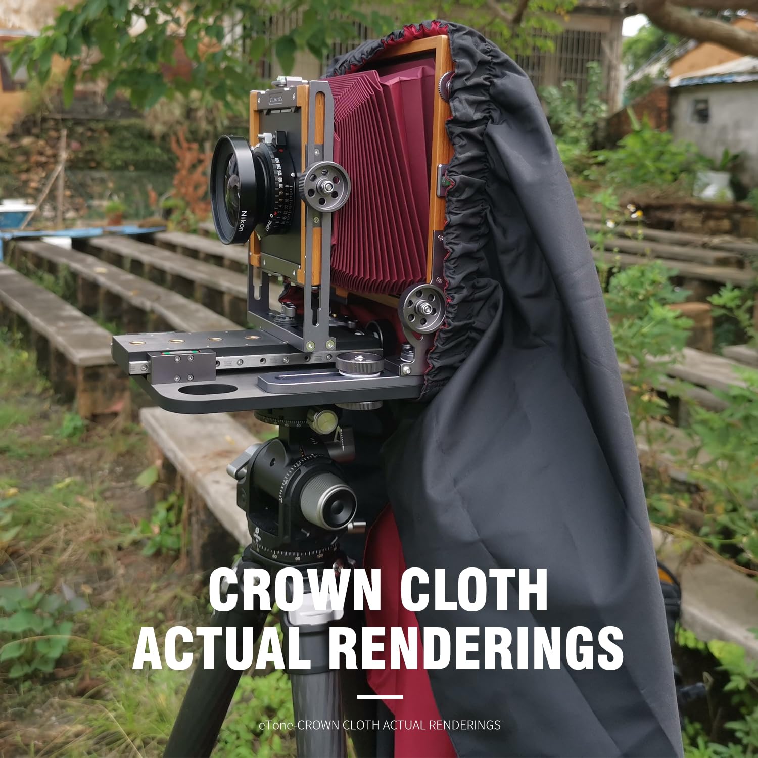 Amazon | 撮影用品 4x5大判カメラ用冠布 110X120cm 生地の色は黒