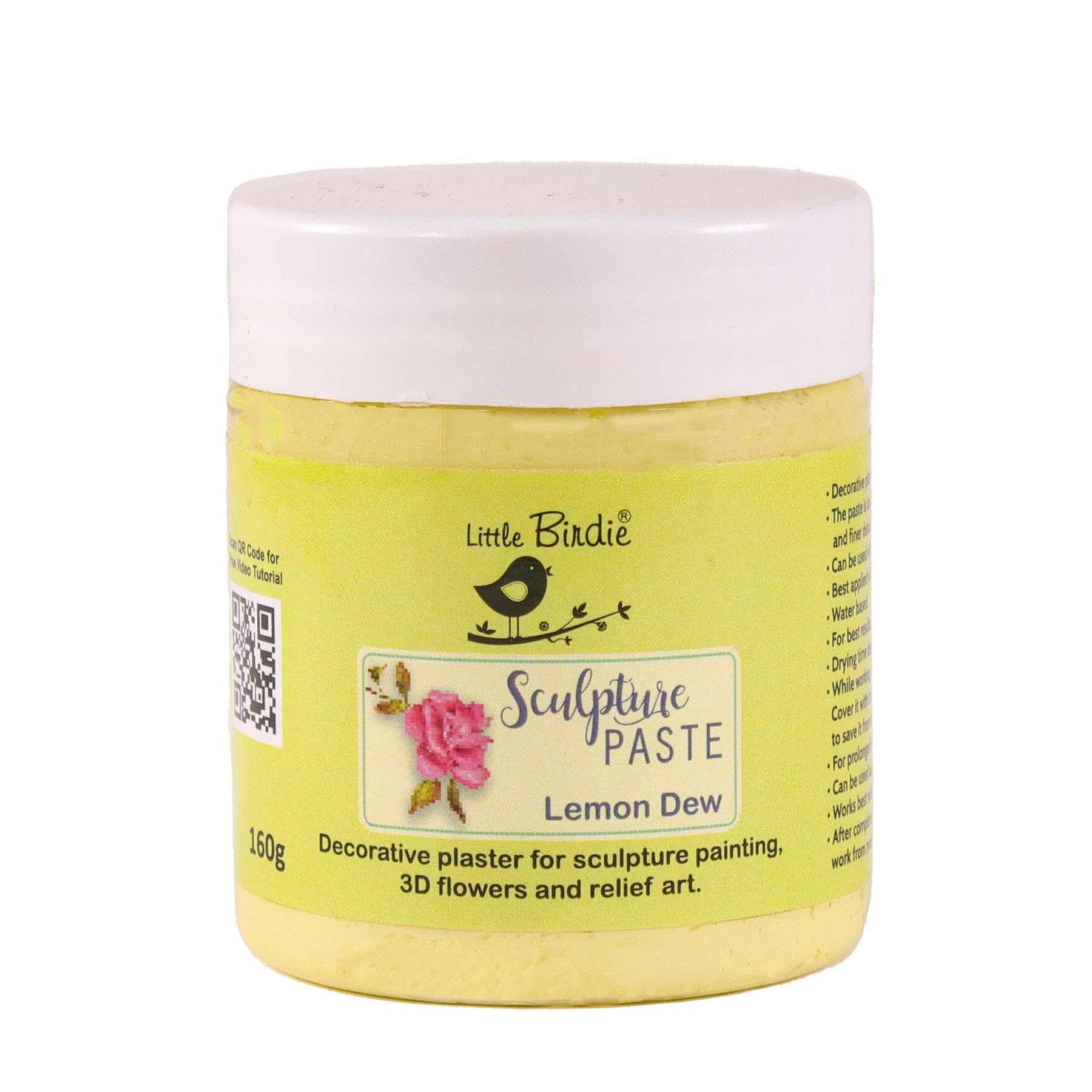 Little Birdie - Sculpture Paste 160G Bottle (Lemon Dew)