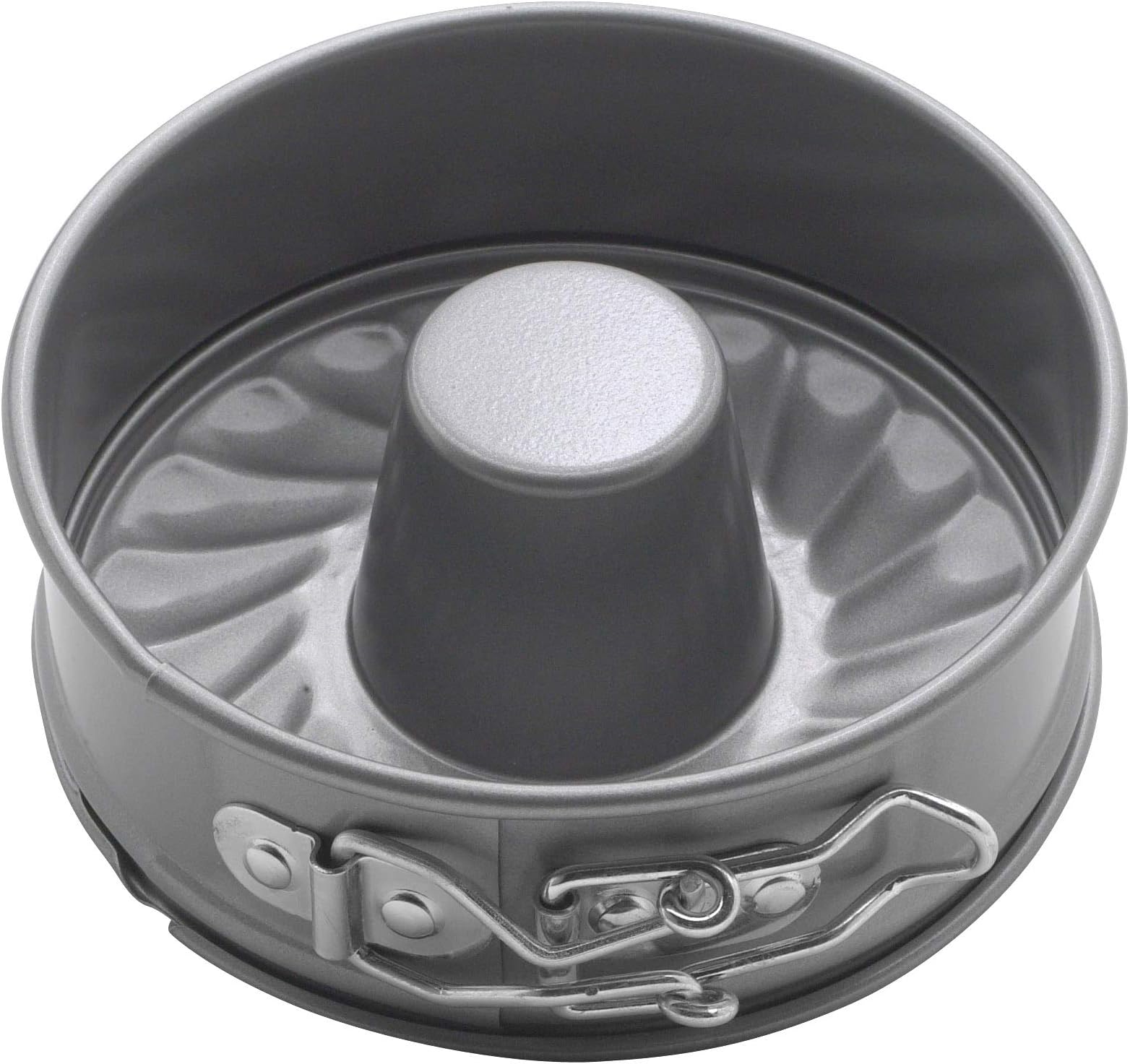 Mrs. Anderson's Baking Mini Fluted Springform Pan, Carbon Steel with Non-Stick Coating, PFOA Free, Round, 4.5-Inches