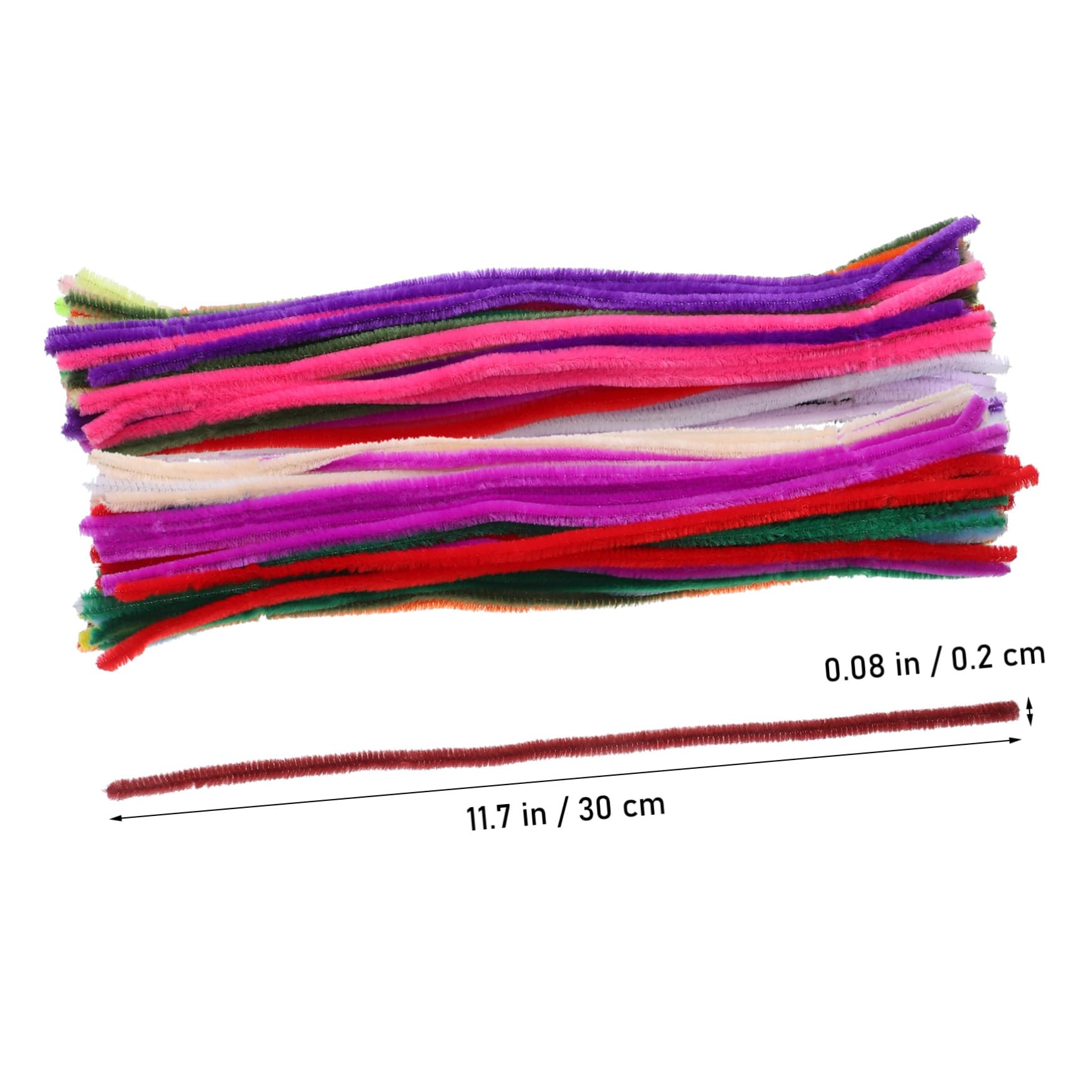 Gadpiparty Material Pack 400 Flexible Fuzzy Sticks for Crafts Perfect for DIY Projects Home Decorations in 20 Colors