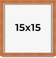 Vista 193 de Marco marrón de 18 x 24 pulgadas, marco de madera maciza de nuez de miel, ancho de moldeo de 0.875 pulgadas, profundidad de rabo de 0.875 pulgadas