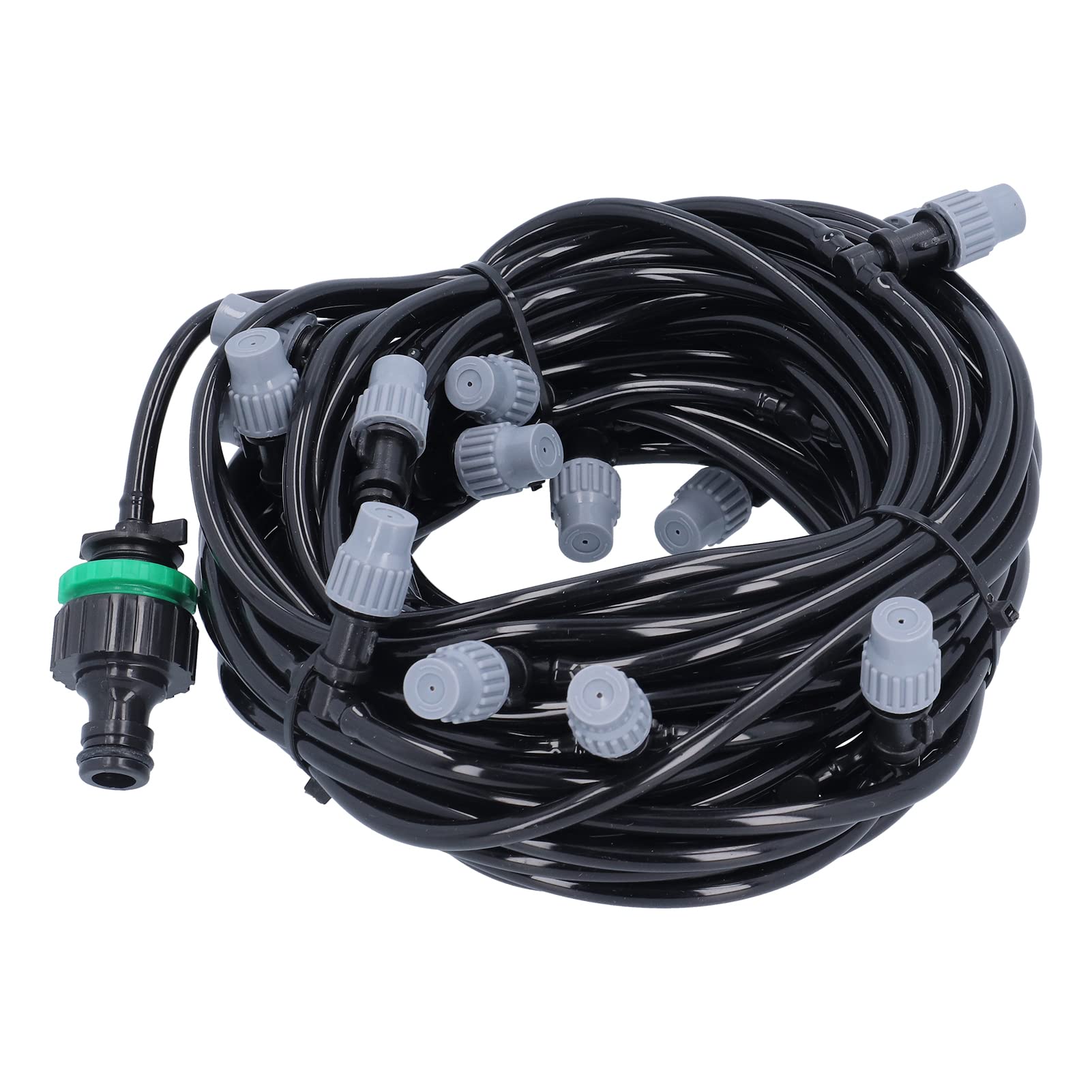 Nebulizzatore Acqua Giardino, Kit Irrigazione Giardino Automatica, Tubo di Irrigazione per di per Ugello del di con 20 Teste di Spruzzo di Nebulizzazione per Terrazza dell'agricoltura