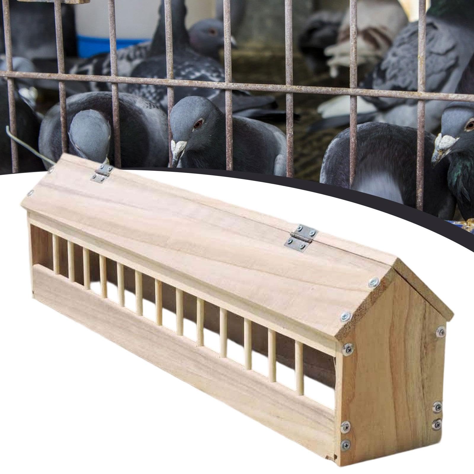 Comedero de Madera para Pájaros, Comedero para Aves de Corral, para, 80cm