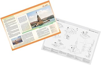 CubicFun 3D 66 Parça Puzzle Kız Kulesi