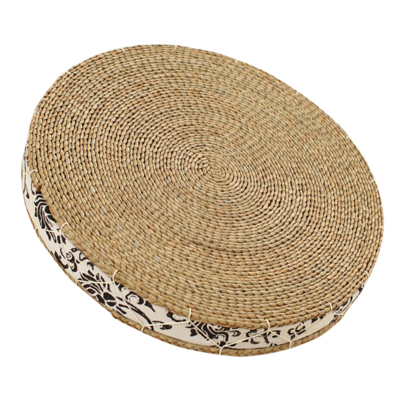 Coussin de contemplation rond contre le mal de dos au yoga