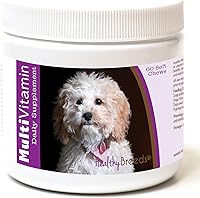 Vista 12 de Healthy Breeds Multivitamínico siberiano Husky para perros, suplemento diario recomendado por veterinarios, sabor a tocino, 60 masticables suaves