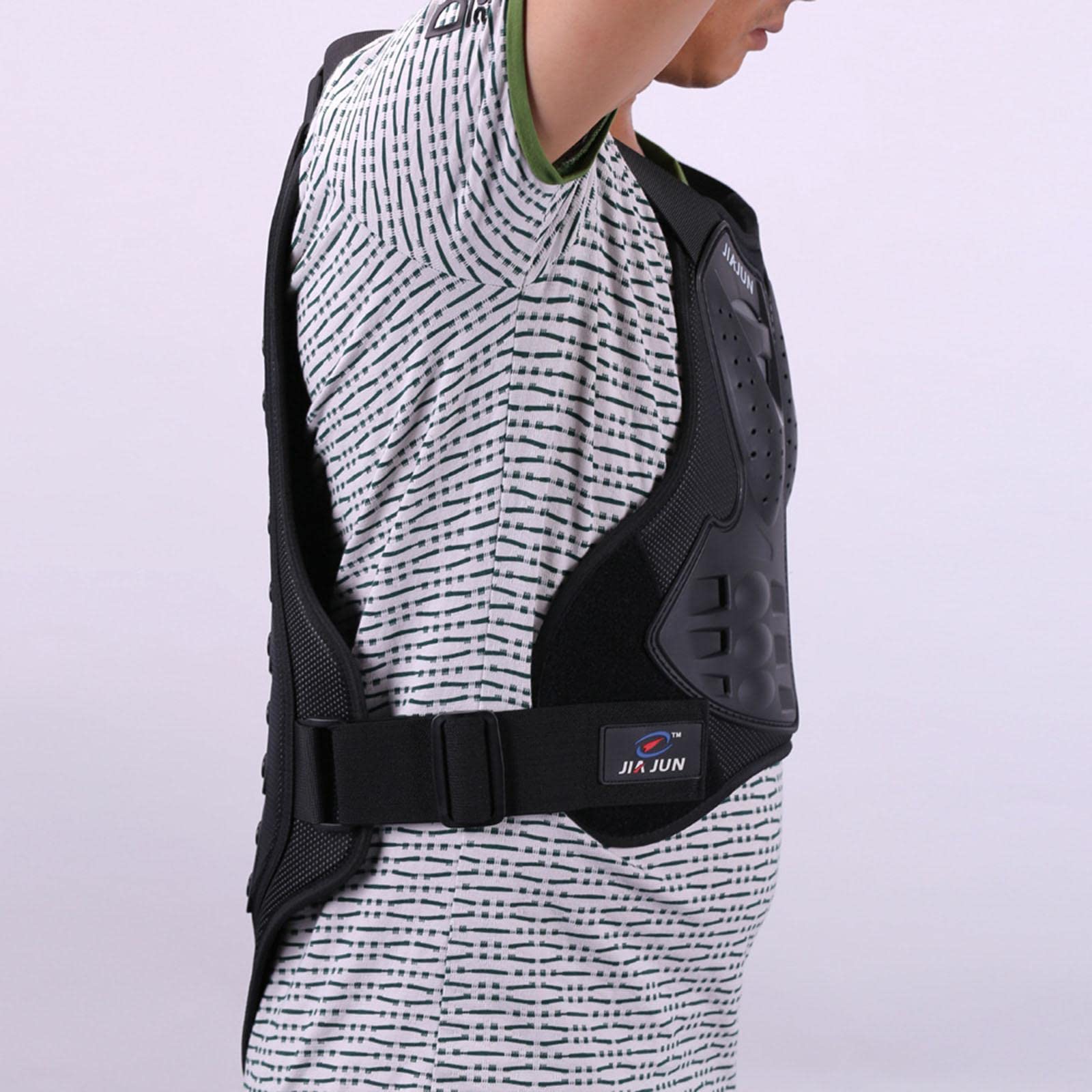 Gilet de Protection avec Plastron, Dorsale et Protection Réglables, en Matériau Léger et Respirant, Adapté Aux Hommes et Aux Femmes pour Le Motocross