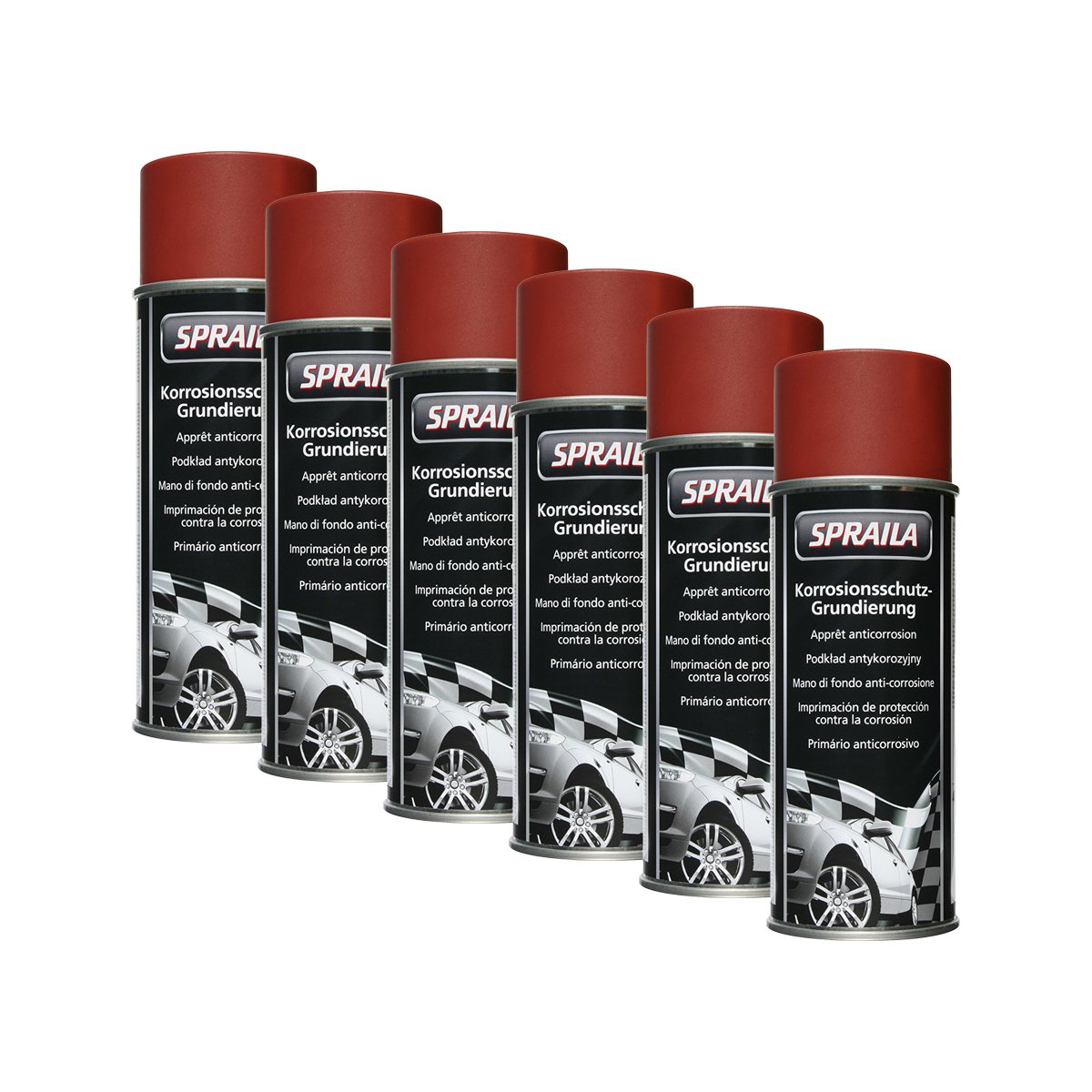 Kwasny Grundierung Haftgrund Spray Korrosionsschutz 400Ml Auto Füller Filler 6X
