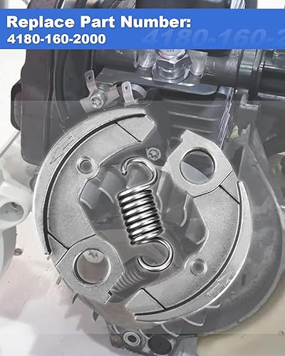 Miniatura 4 de SZRKRLA Kit de embrague mejorado para Stihl FS90 FC90 FS90R FS100 FC100 FS110 FS130 FS310 HT131 HT101 HL100 HL90 Reemplazar 4180-160-2000