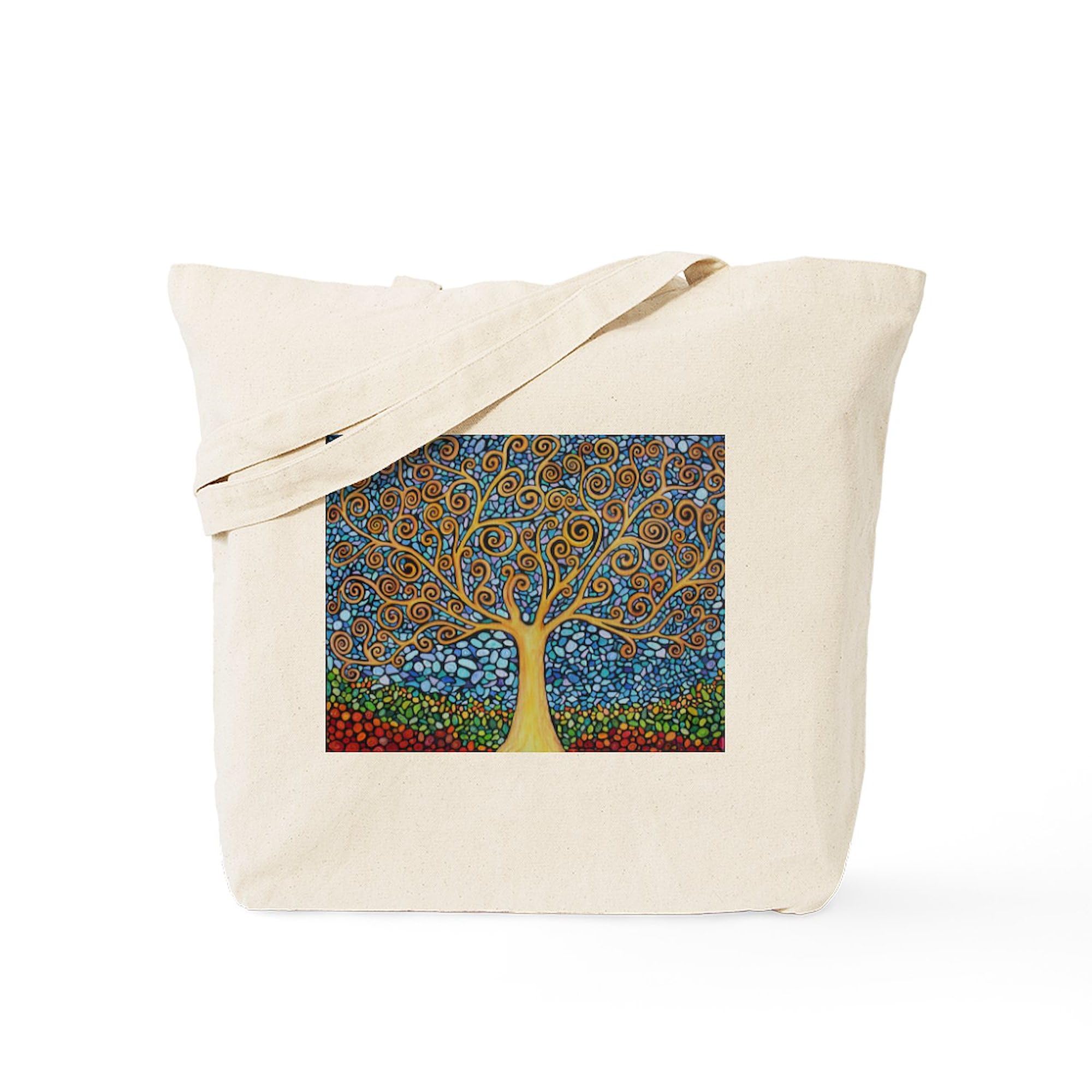 CafePress My Tree Of Life Tote Bag Natural Canvas Tote Bag, Reusable Shopping Bag
