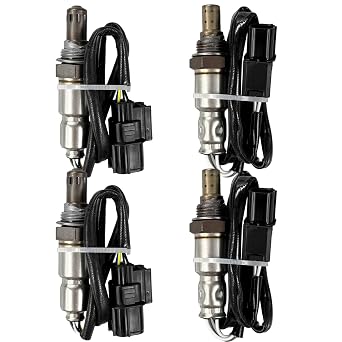 Oxygen O2 Sensor 234-5098 234-4461 Compatible with Honda Accord 2008-2012 3.5L V6 Honda Pilot 2009-2011 3.5L V6 Odyssey Ridgeline Acura MDX TL TSX ZDX 4PCS 36532-R70-A01 36531-R70-A01