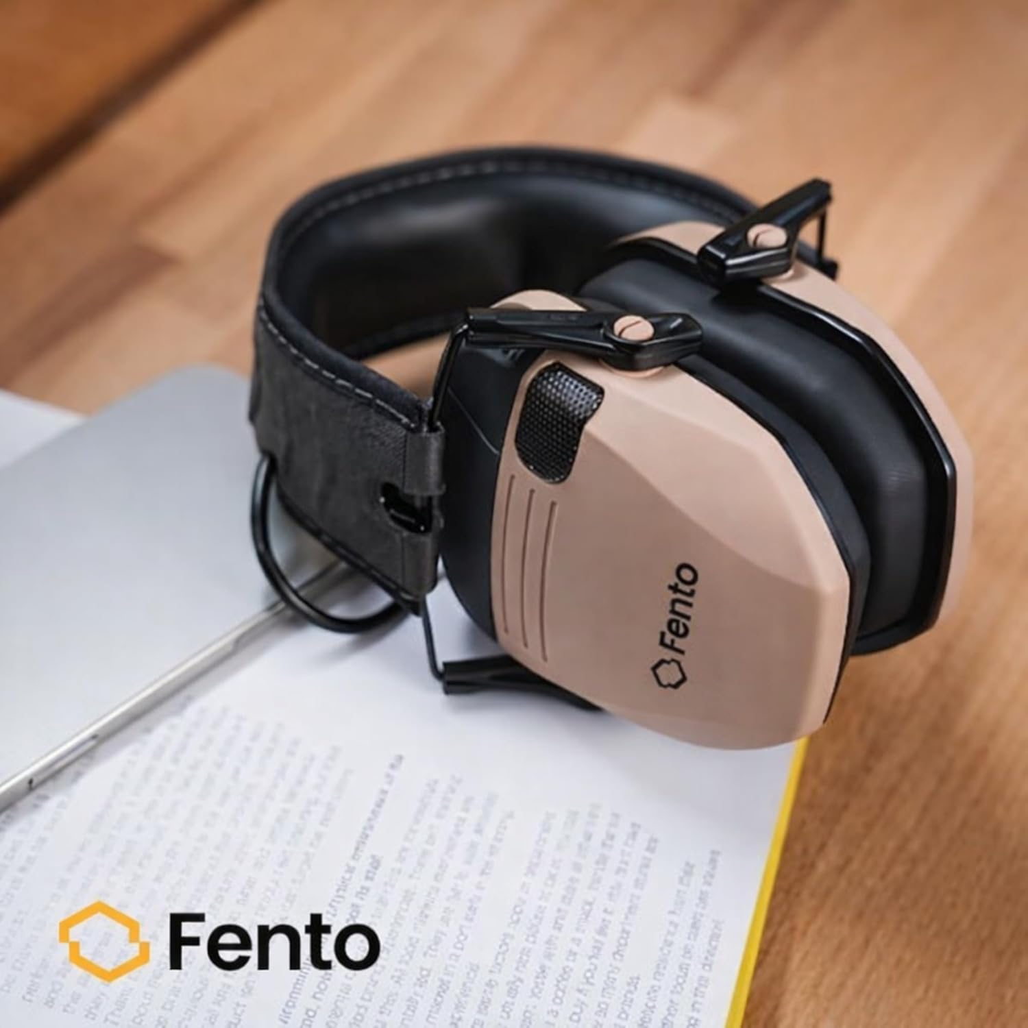 Electronic Shooting Ear Protection - 23dB Noise Reduction Ear Muffs for Gun Range & Safety - Enhanced and Adjustable Hearing Protection for Hunting, Sports, & Indoor/Outdoor Range Use by Fento - Image 9