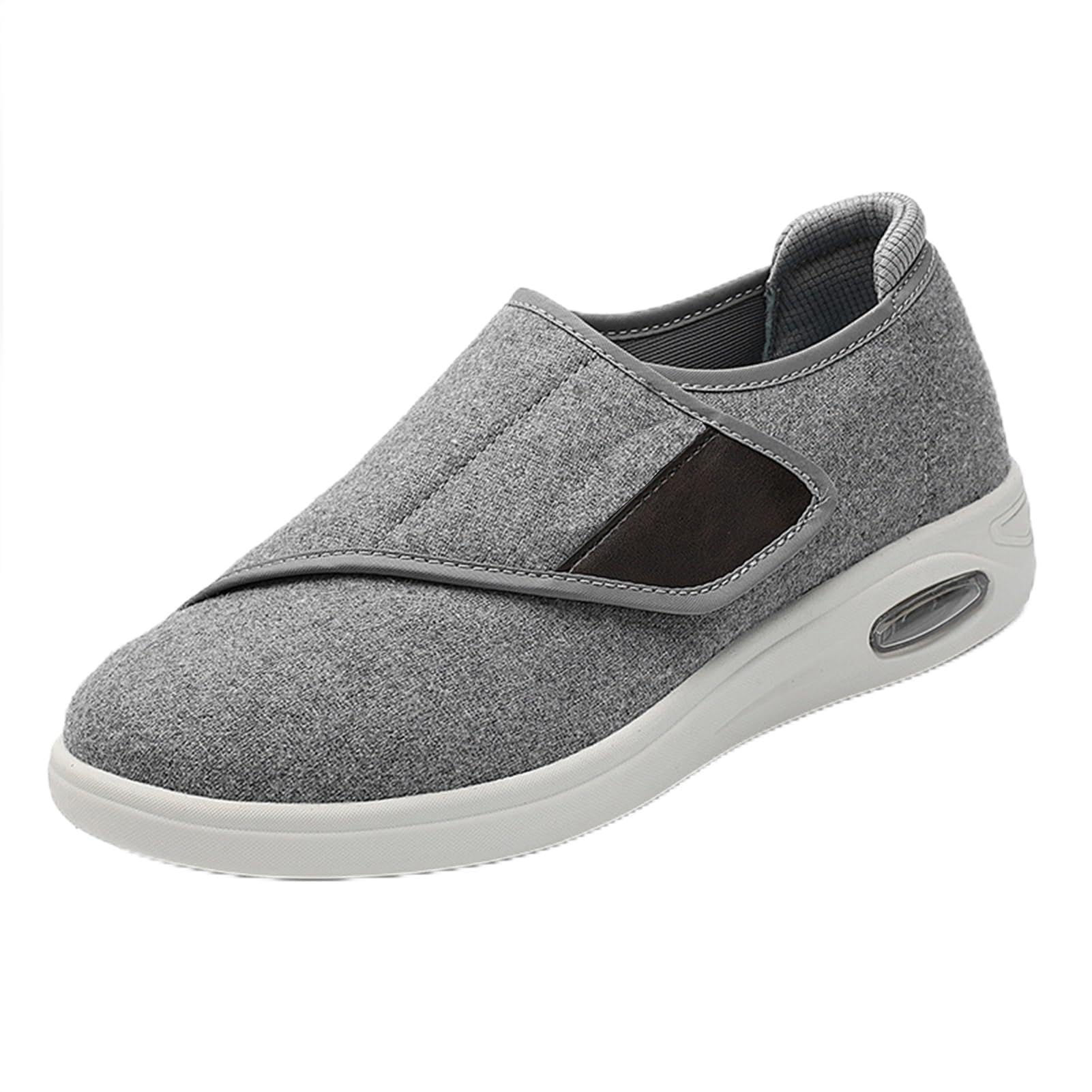 Scarpe Extra Larghe Diabetici Donna Scarpe Alluce Valgo, Scarp Riabilitative Regolabili Scarp Indossare Ospedale Tempo Libero Anziani Fascite Plantare Piedi Gonfi Artritici