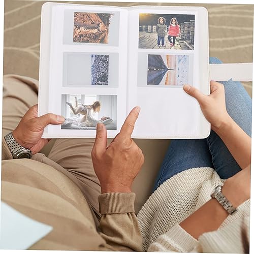 Miniatura 5 de Garneck 5 piezas bolsillo mini álbum mini libro de película foto cartera álbum foto pantalla foto titular álbum mini cuero mini álbum de fotos cuero